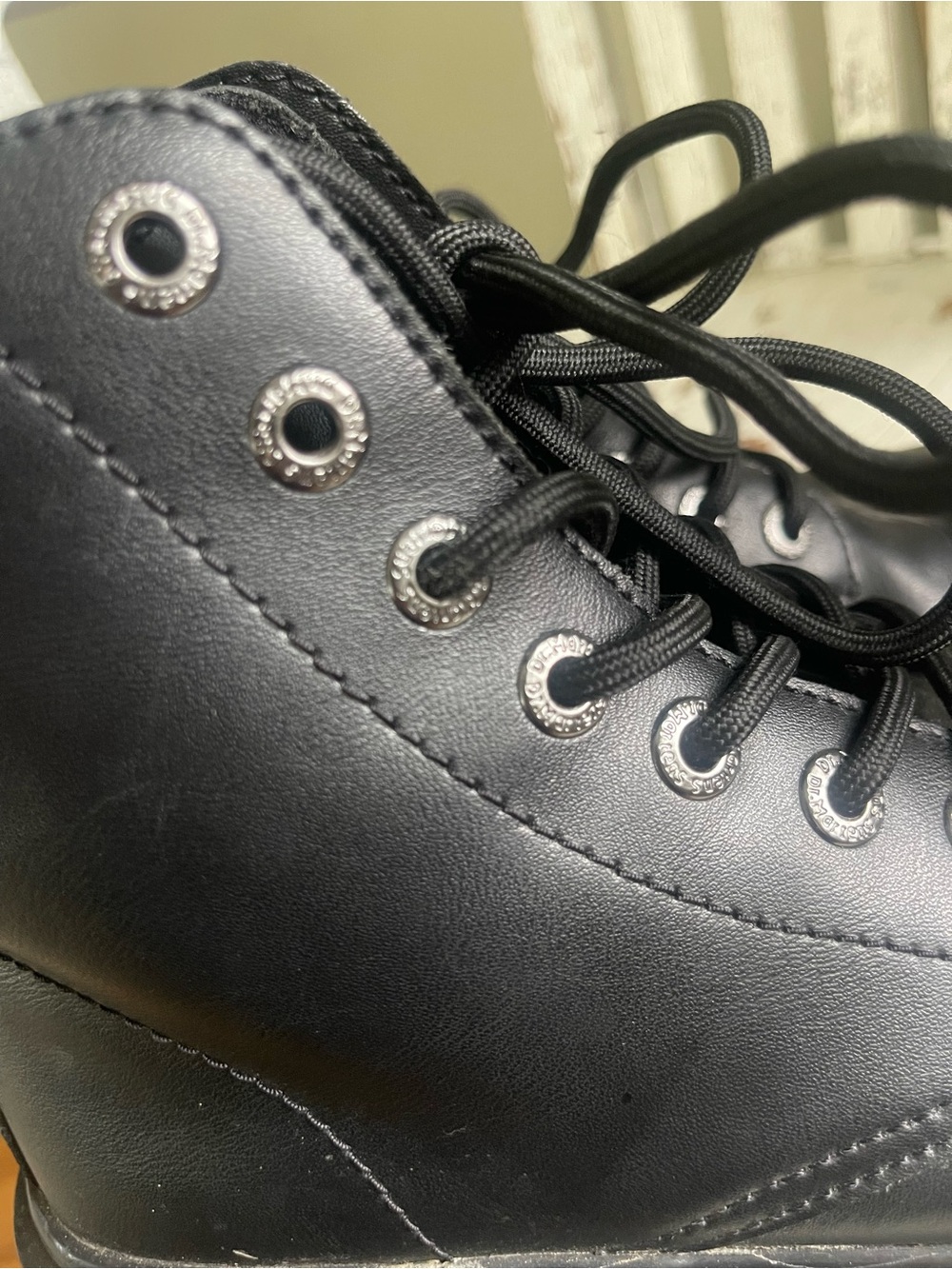 Dr. Martens Luana Black lace up boots. Size 7 - Picture 6 of 8